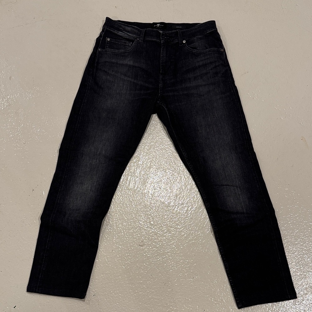 7 For All Mankind Men's Dark Denim Jeans